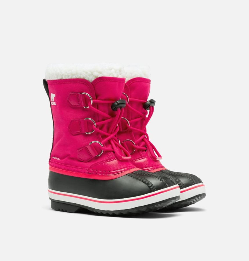 Bright Rose Sorel Australia Children's Yoot Pac Nylon Boot