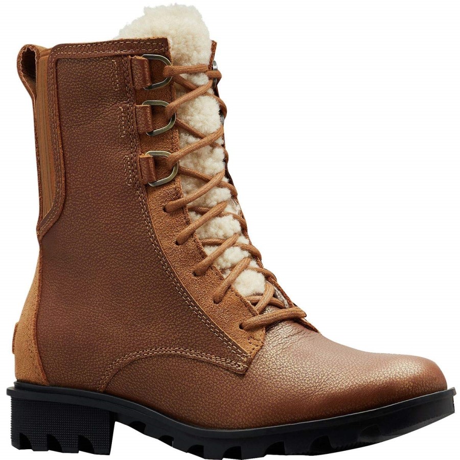 Brown Women's Phoenix Lace Shearling Boot Sorel Australia