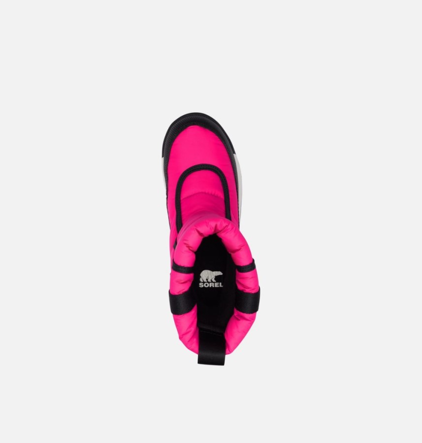 Cactus Pink-Black Sorel Australia Youth Whitney Ii Puffy Mid Boot