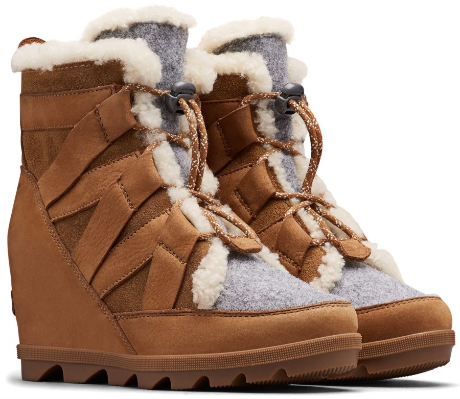 Camel Brown Joan Of Arctic Camel Brown Wedge Ii Cozy Boot Sorel Australia