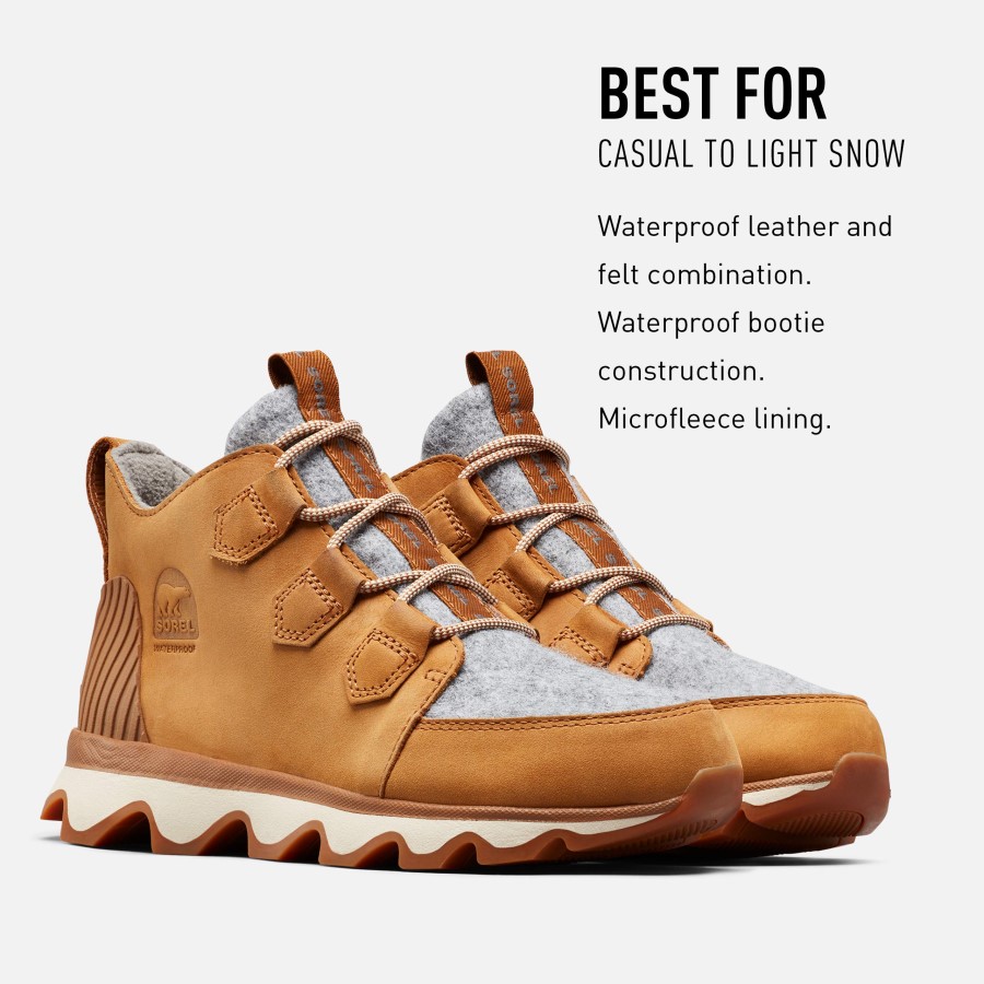 Camel Brown Women's Kinetic Caribou Walking Shoe Sorel Australia