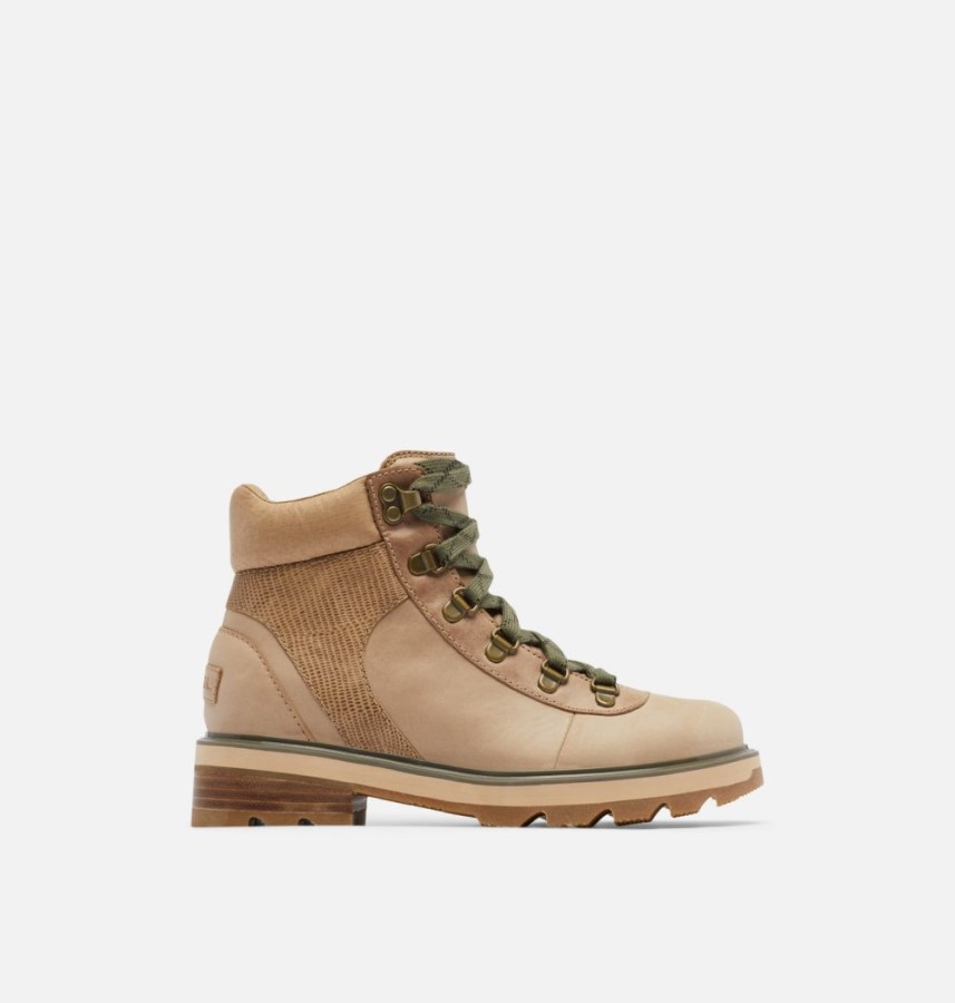 Canoe-Stone Green Women's Lennox Hiker Stkd Waterproof Boot Sorel Australia