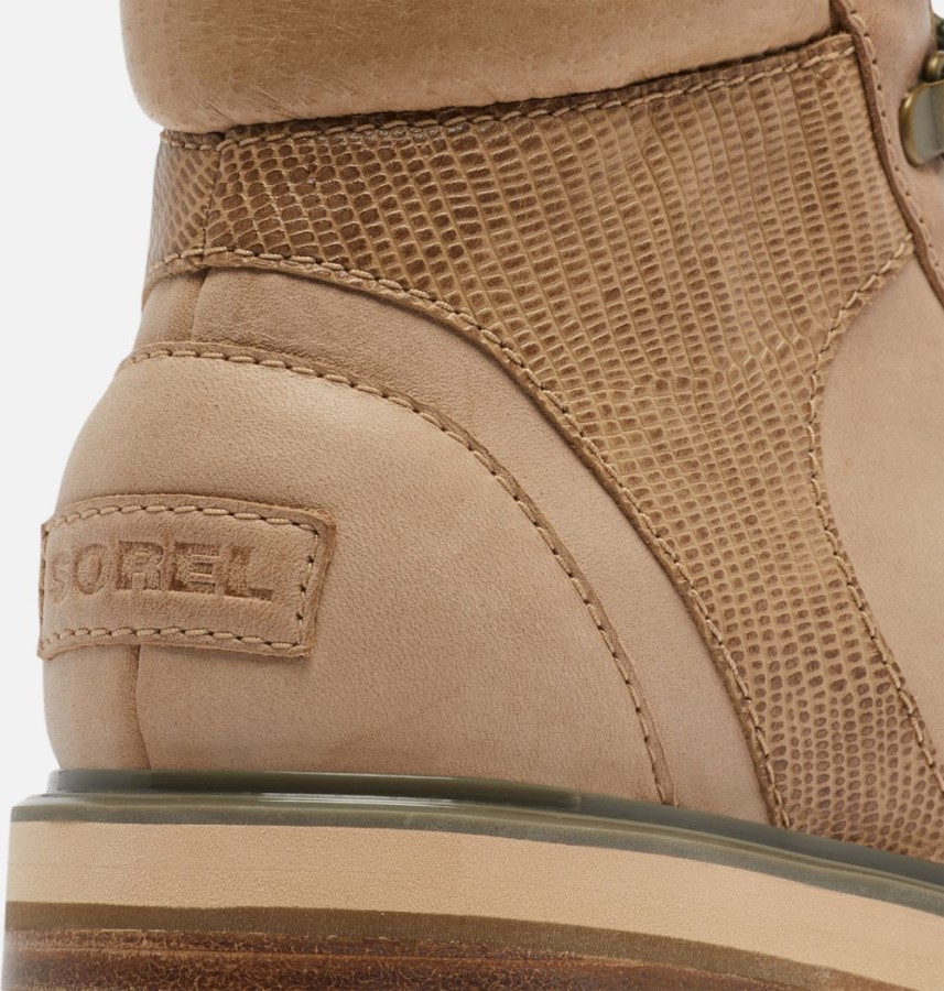 Canoe-Stone Green Women's Lennox Hiker Stkd Waterproof Boot Sorel Australia