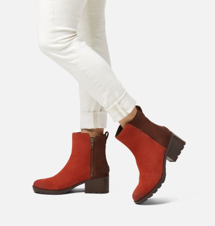 Carnelian Red Sorel Australia Women's Cate Bootie