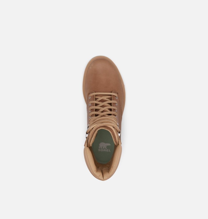 Ceramic-Canoe Sorel Australia Women's Lennox Lace Stkd Waterproof Leather Boot
