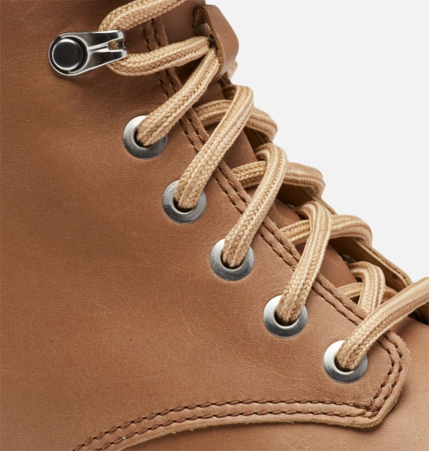 Ceramic-Canoe Sorel Australia Women's Lennox Lace Stkd Waterproof Leather Boot