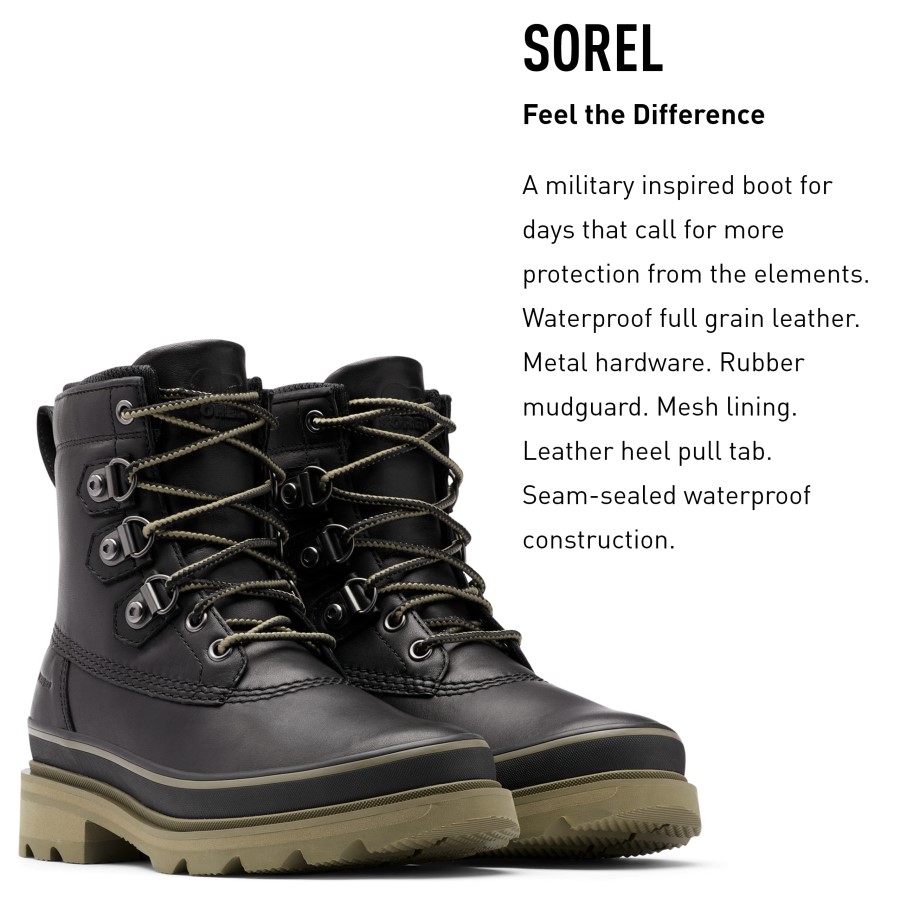 Chalk-Black Sorel Australia Women's Lennox Street Rain Boot