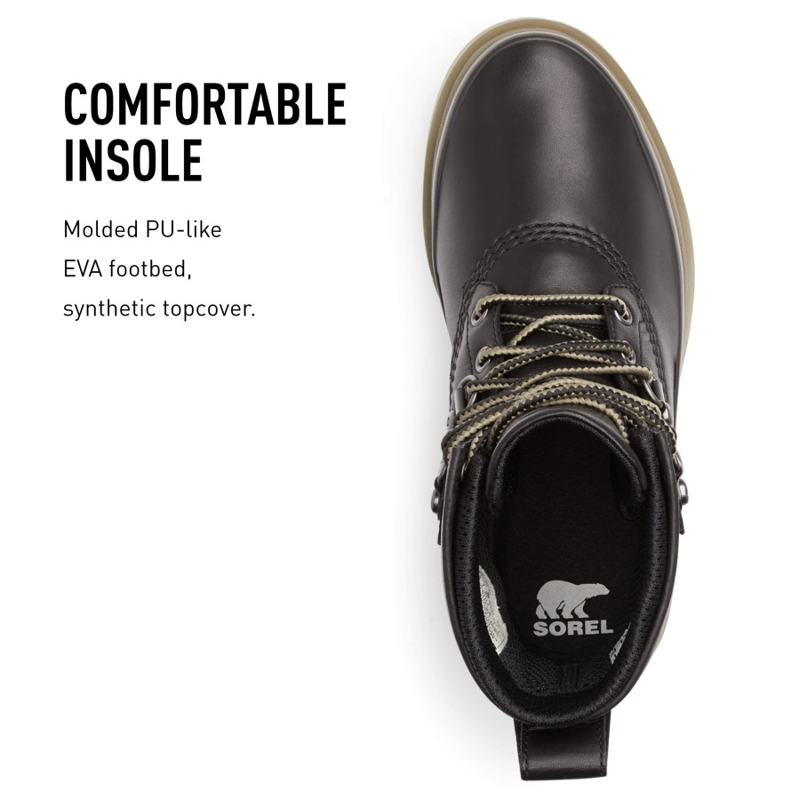Chalk-Black Sorel Australia Women's Lennox Street Rain Boot