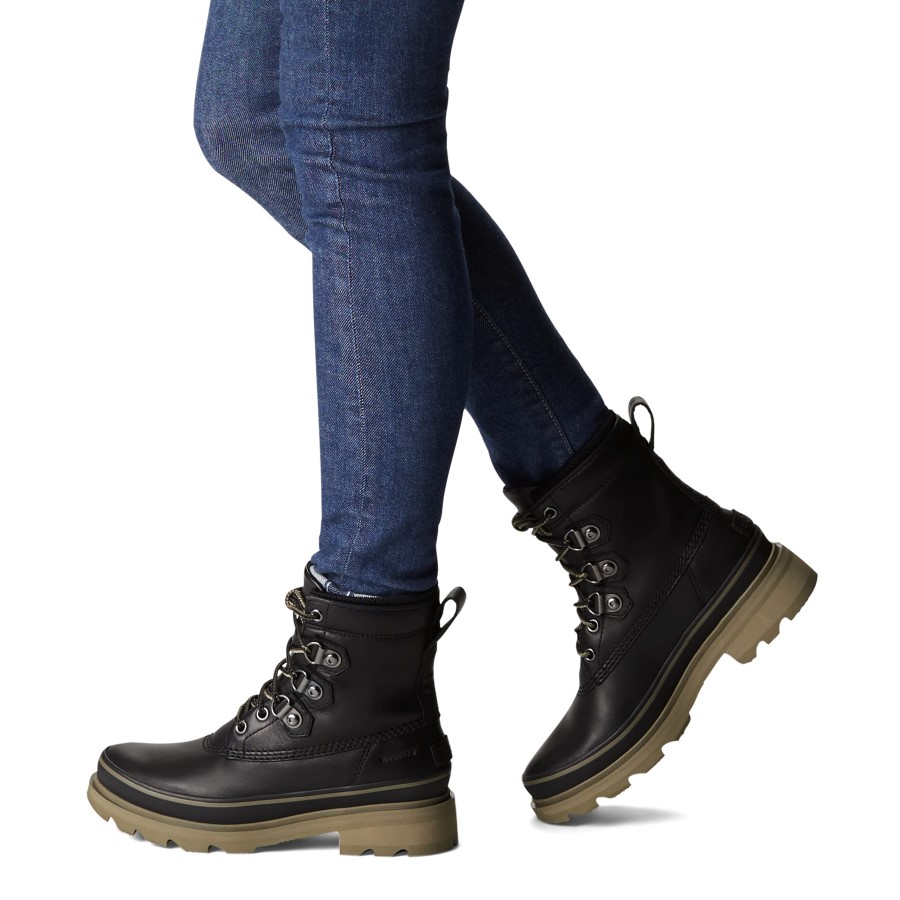 Chalk-Black Sorel Australia Women's Lennox Street Rain Boot