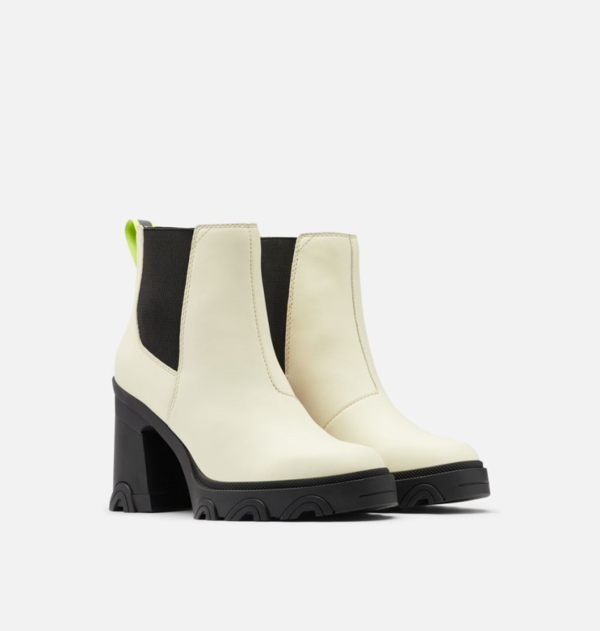 Chalk-Black Women's Brex Heel Chelsea Bootie Sorel Australia