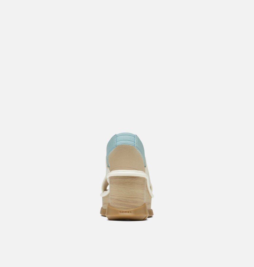Chalk-Crushed Blue Women's Joanie Iii Slingback Wedge Sandal Sorel Australia