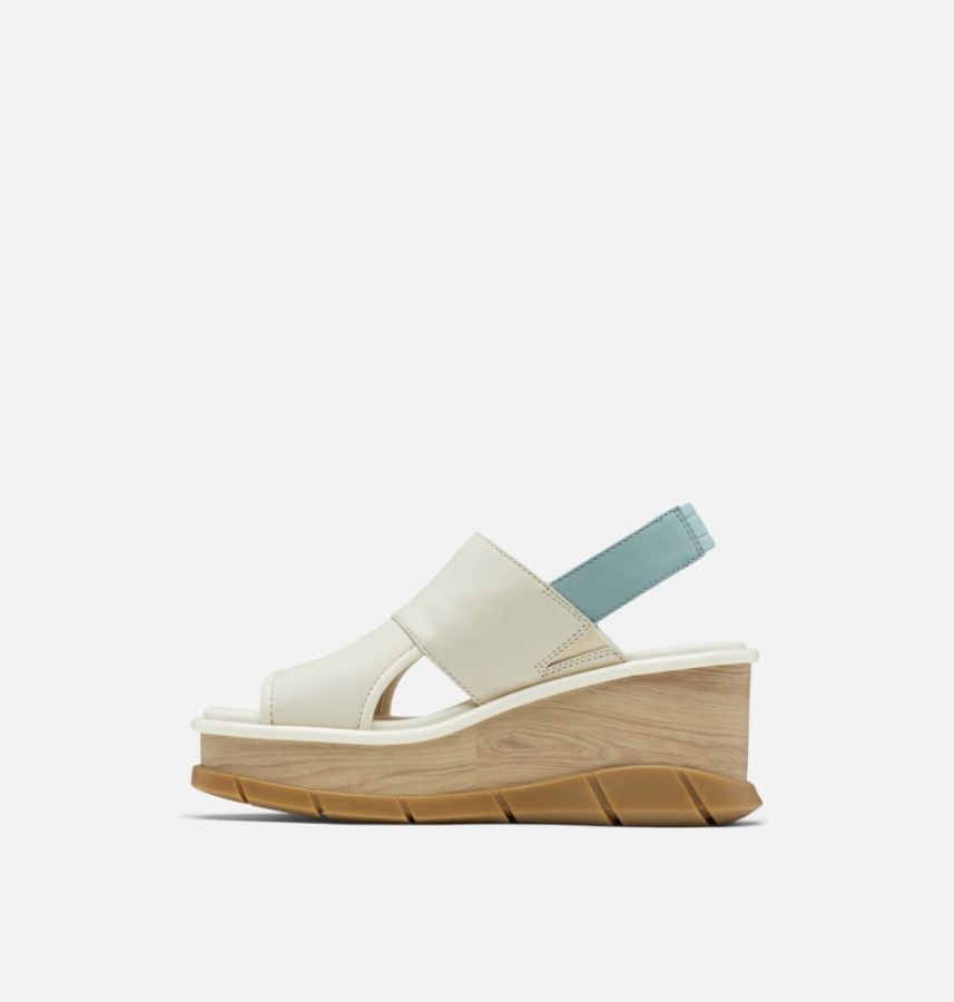 Chalk-Crushed Blue Women's Joanie Iii Slingback Wedge Sandal Sorel Australia