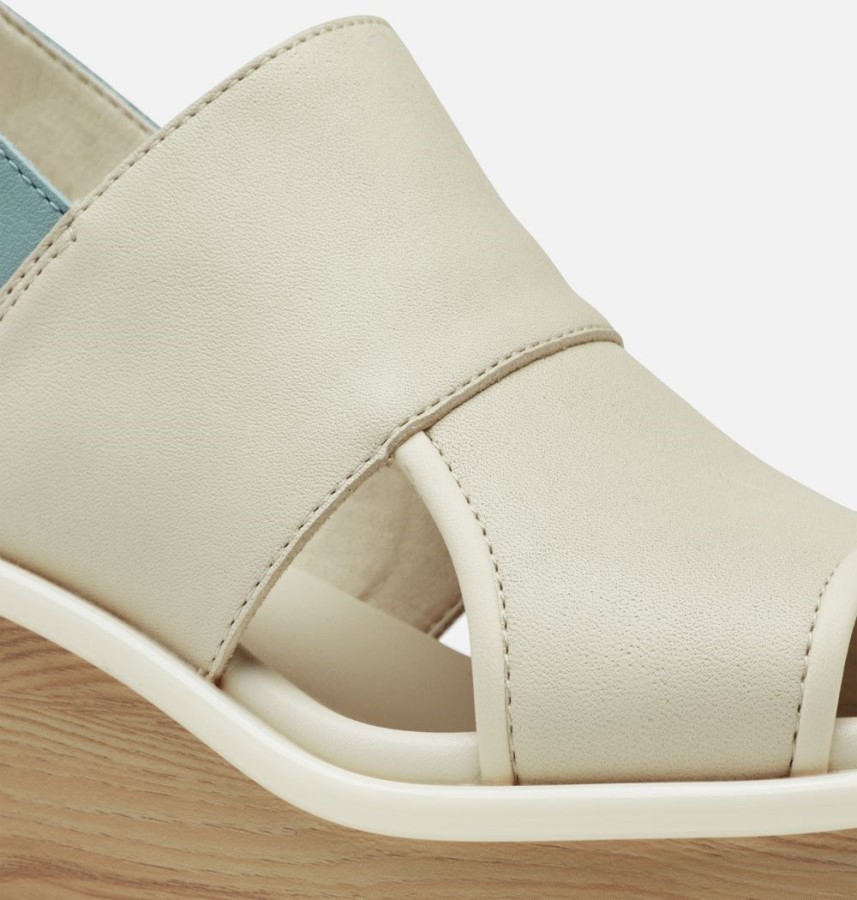 Chalk-Crushed Blue Women's Joanie Iii Slingback Wedge Sandal Sorel Australia