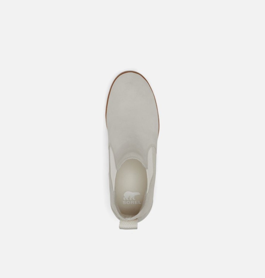 Chalk-White Women's Out N About Slip-On Wedge Bootie Sorel Australia