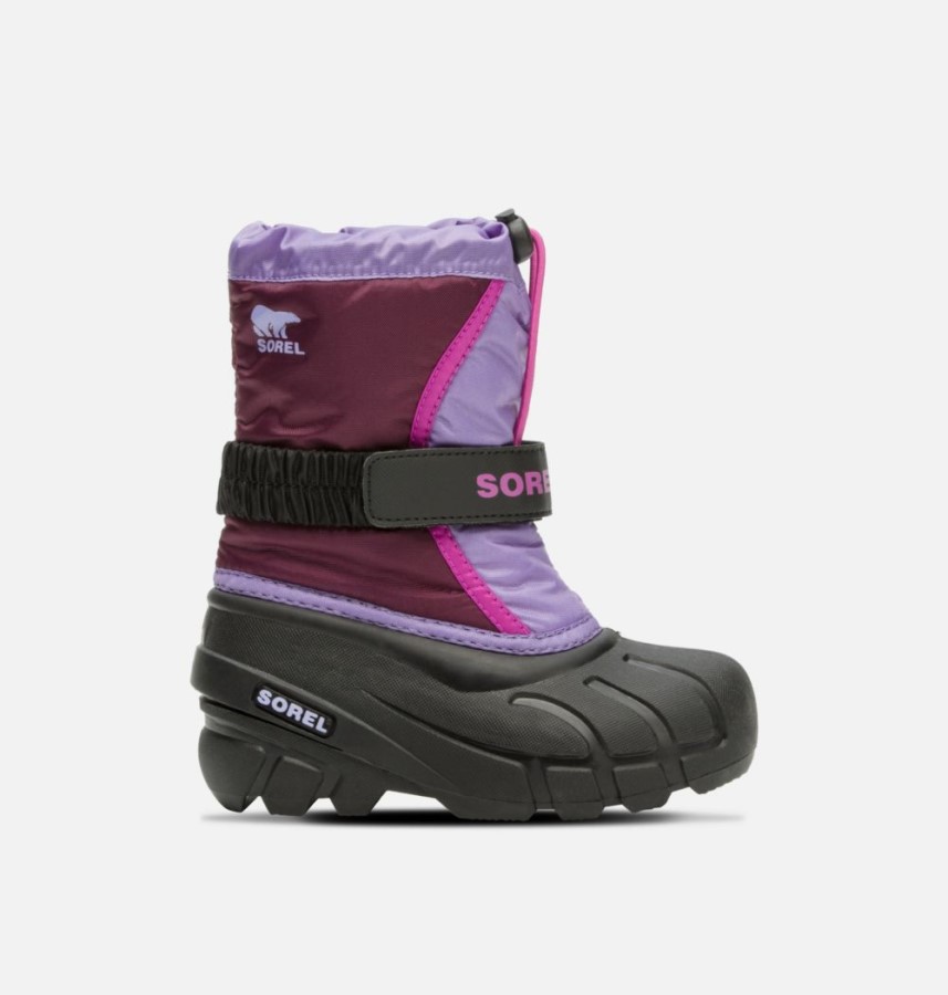 Children's Flurry Boot Purple Dahlia-Paisley Purple Sorel Australia