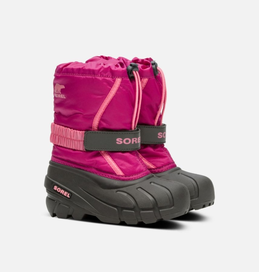 Children's Flurry Boot Sorel Australia Deep Blush-Tropic Pink