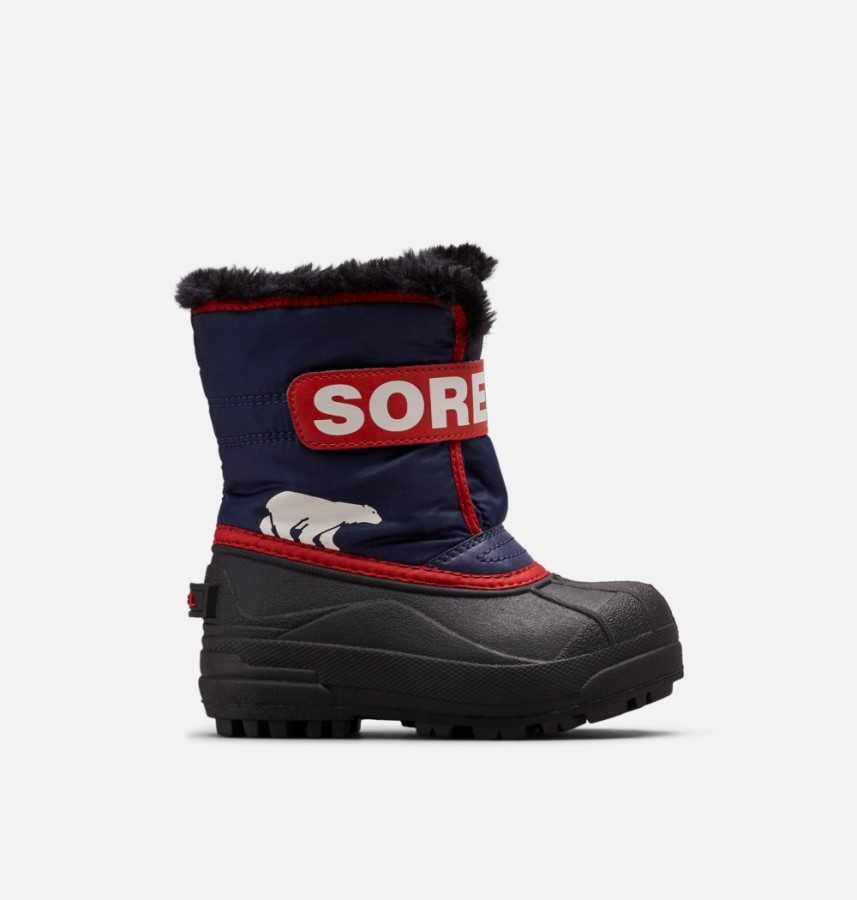 Children's Snow Commander Boot Sorel Australia Nocturnal-Sail Red