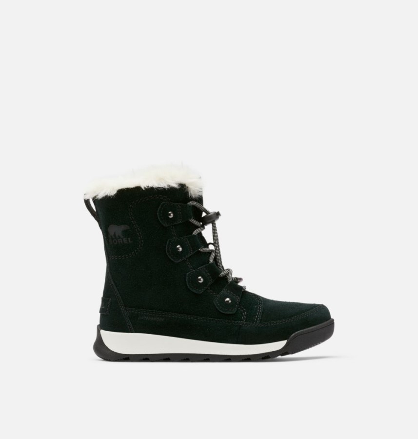 Children's Whitney Ii Joan Lace Boot Sorel Australia Black-Fawn