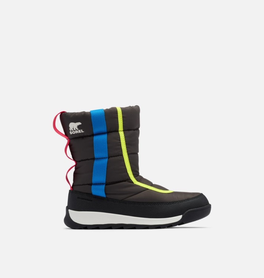 Children's Whitney Ii Puffy Mid Boot Sorel Australia Jet-Black