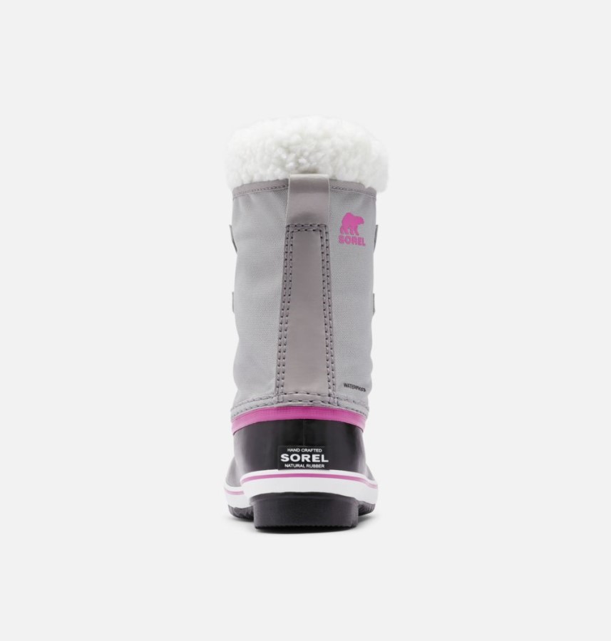 Children's Yoot Pac Nylon Boot Chrome Grey-Black Sorel Australia