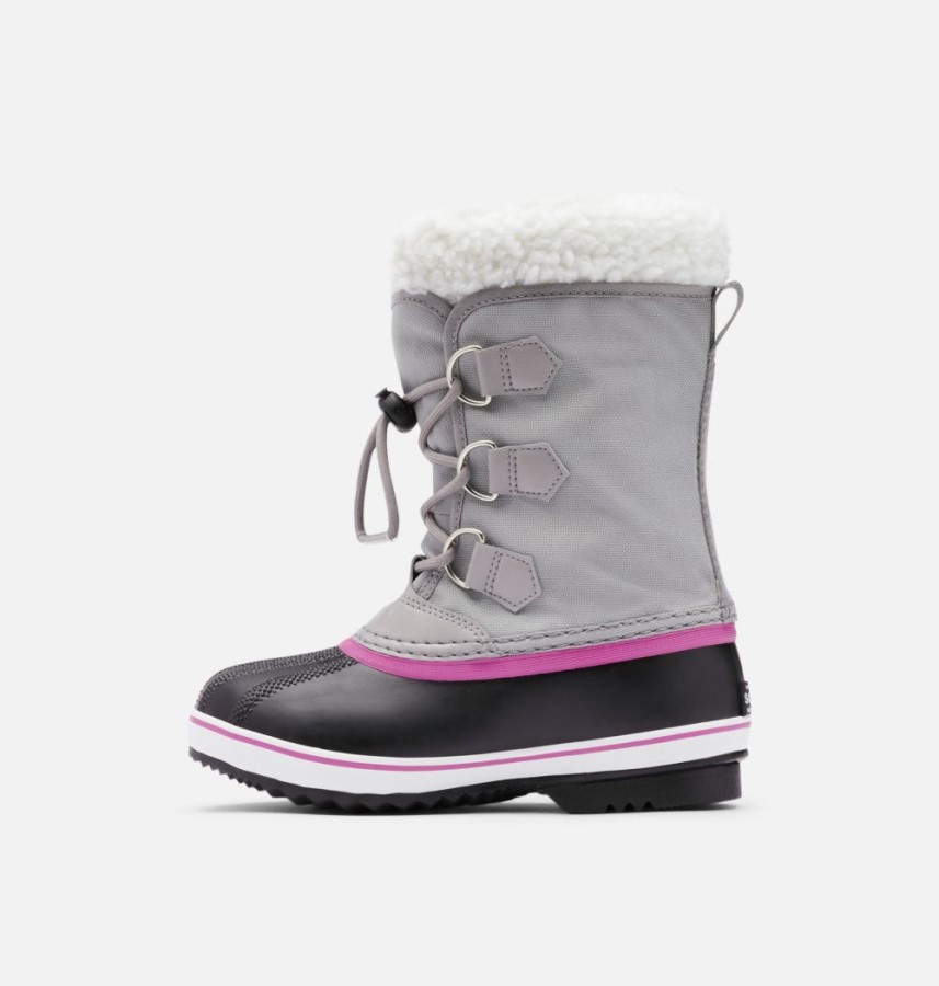 Children's Yoot Pac Nylon Boot Chrome Grey-Black Sorel Australia
