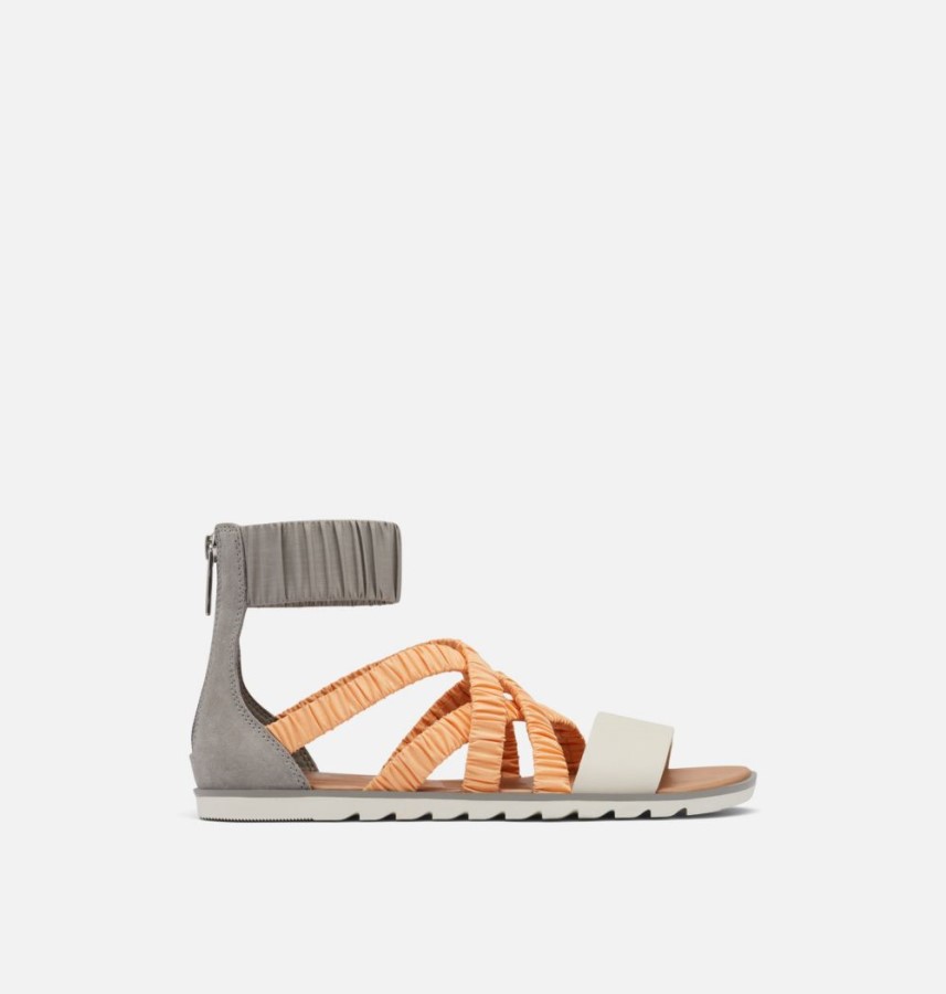 Chrome Grey-Faded Spark Women's Ella Ii Ankle Strap Sandal Sorel Australia