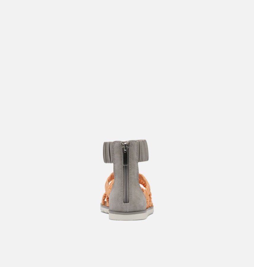 Chrome Grey-Faded Spark Women's Ella Ii Ankle Strap Sandal Sorel Australia