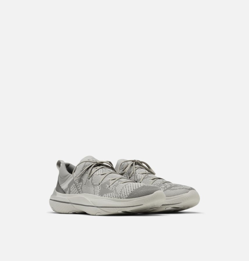 Chrome Grey-Quarry Men's Explorer Blitz Stride Lace Sneaker Sorel Australia