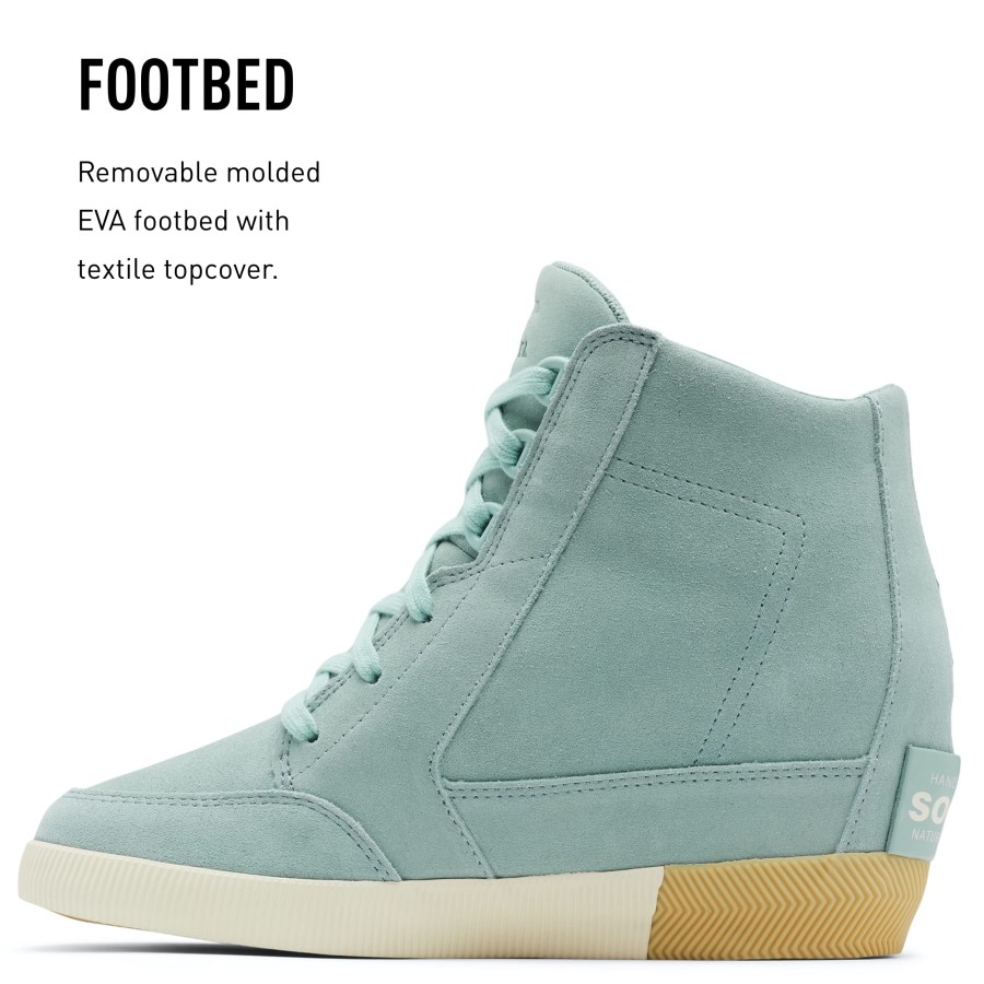 Crushed Blue Chalk Women's Out 'N About Wedge Boots Sorel Australia