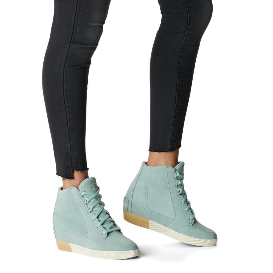 Crushed Blue Chalk Women's Out 'N About Wedge Boots Sorel Australia