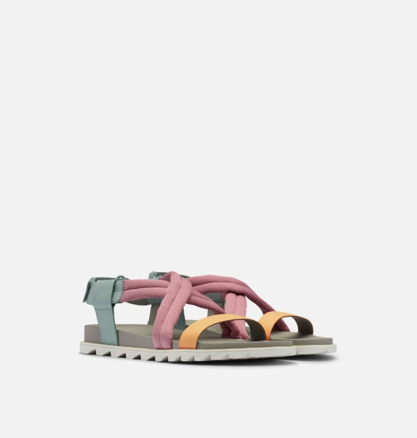 Crushed Blue-Chrome Grey Sorel Australia Women's Roaming Decon Sandal