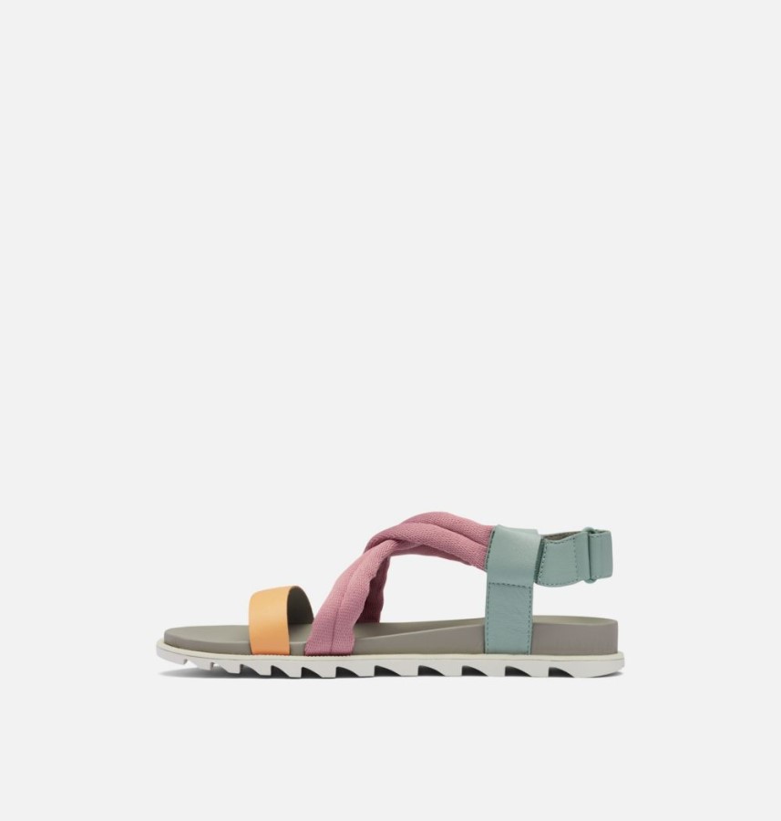 Crushed Blue-Chrome Grey Sorel Australia Women's Roaming Decon Sandal