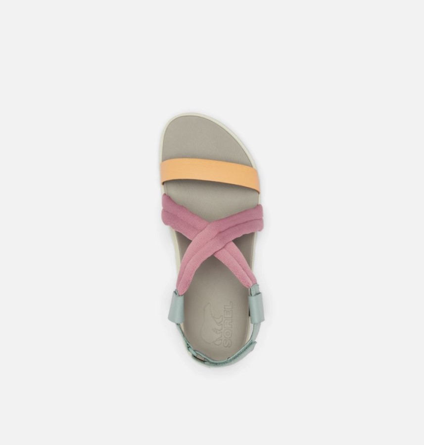 Crushed Blue-Chrome Grey Sorel Australia Women's Roaming Decon Sandal
