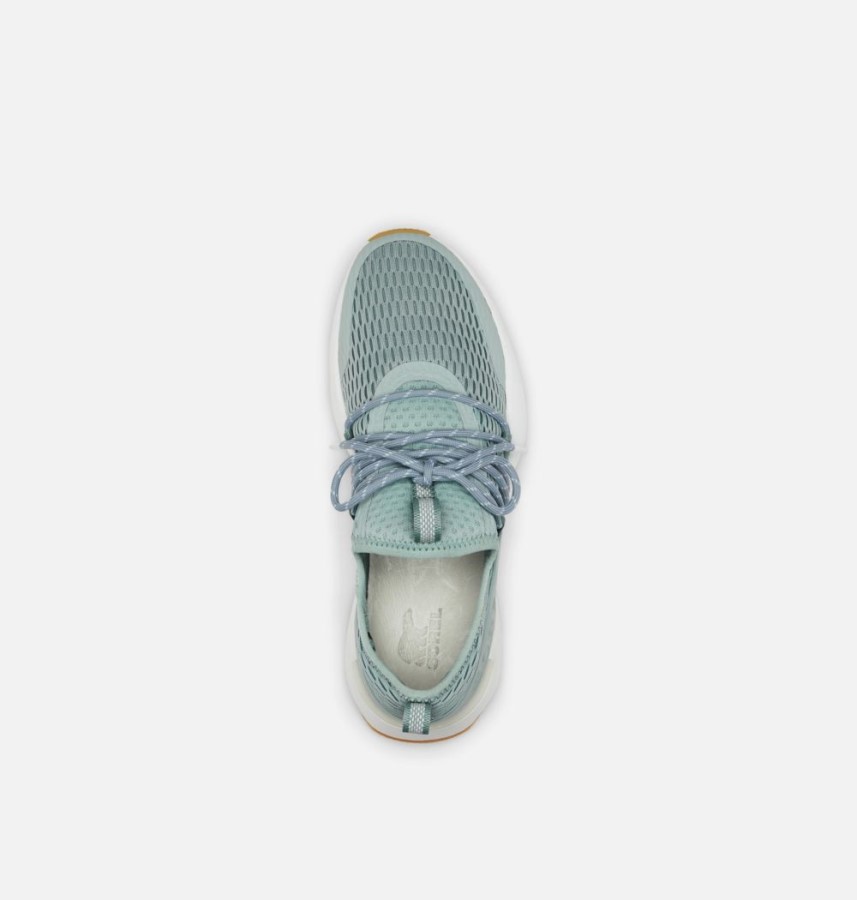 Crushed Blue-White Women's Kinetic Impact Lace Sneaker Sorel Australia