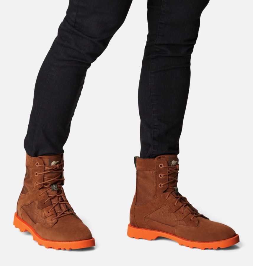 Dark Amber-Spark Orange Men's Caribou Otm Boot Sorel Australia
