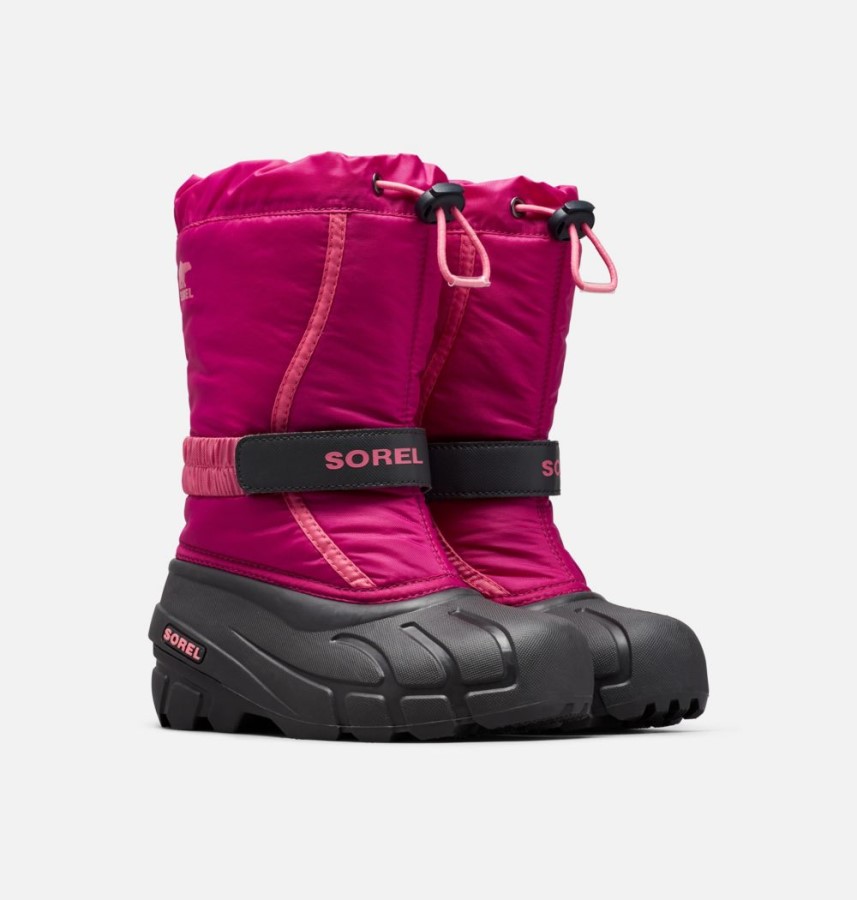 Deep Blush-Tropic Pink Youth Flurry Boot Sorel Australia
