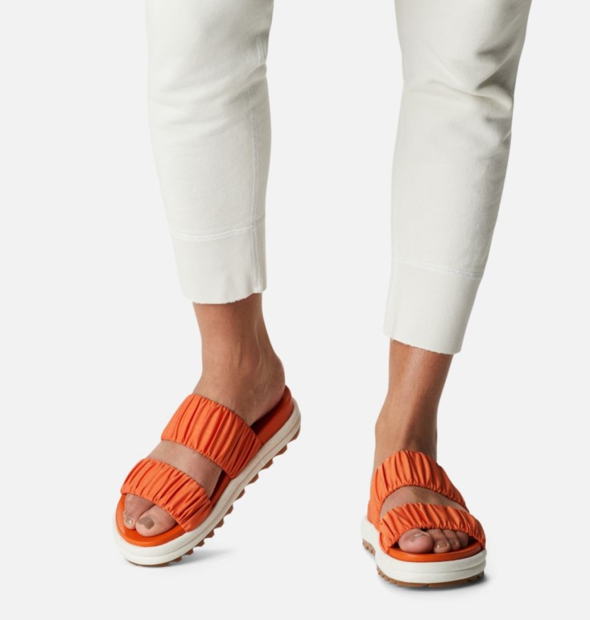 Desert Sun-Chalk Sorel Australia Women's Roaming Two Strap Slide Sandal