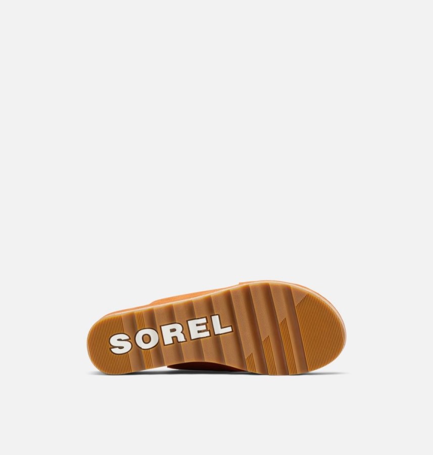 Desert Sun-Gum 17 Sorel Australia Women's Cameron Flatform Mule Wedge Sandal