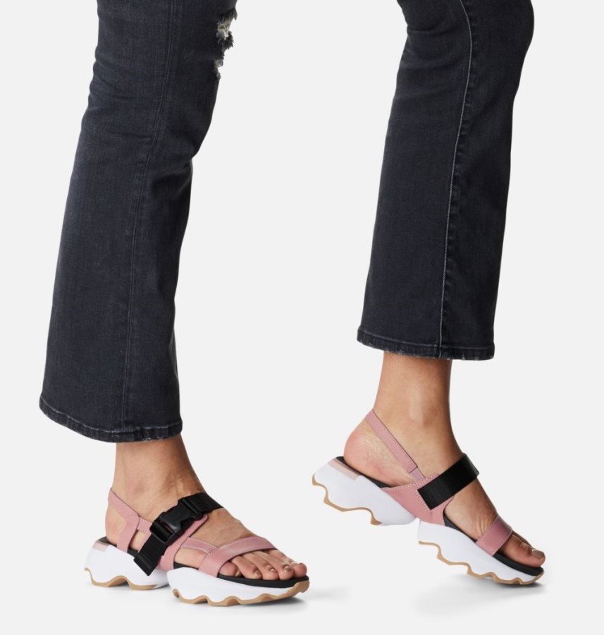 Eraser Pink-White Sorel Australia Women's Kinetic Impact Sling Sporty Sandal