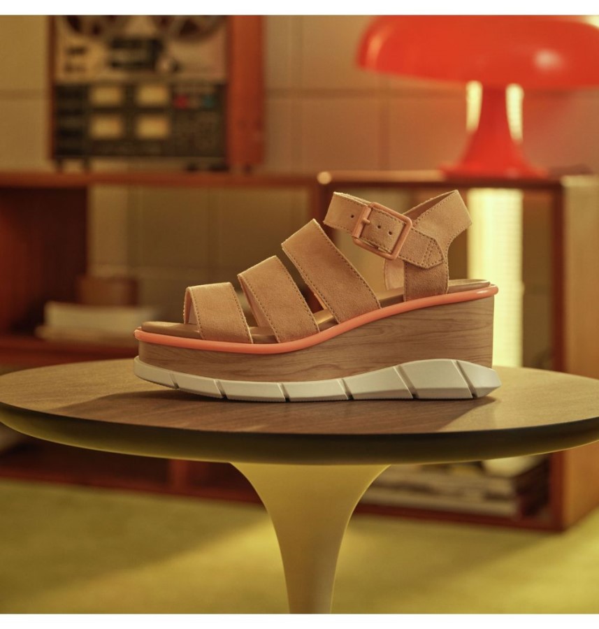 Faded Spark-White Women's Joanie Iii Ankle Strap Wedge Sandal Sorel Australia