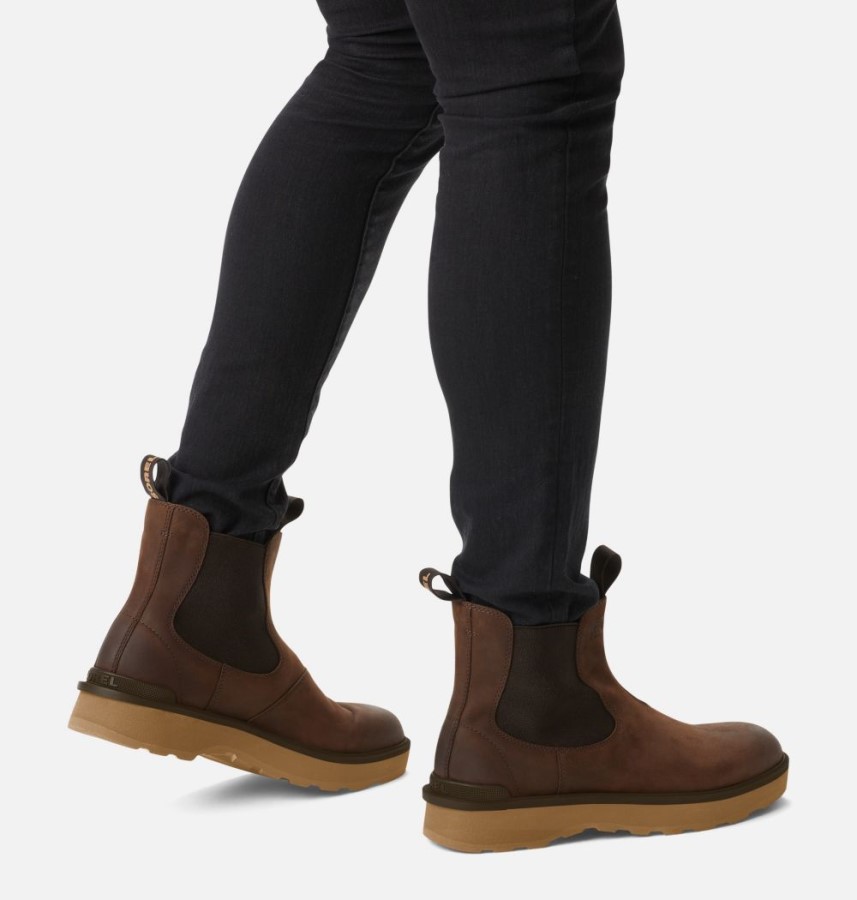 Fallen-Velvet Tan Men's Hi-Line Chelsea Boot Sorel Australia