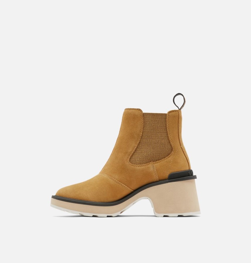 Geo Yellow-Jet Sorel Australia Women's Hi-Line Heel Chelsea Boot