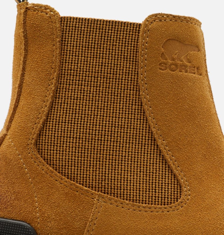 Geo Yellow-Jet Sorel Australia Women's Hi-Line Heel Chelsea Boot