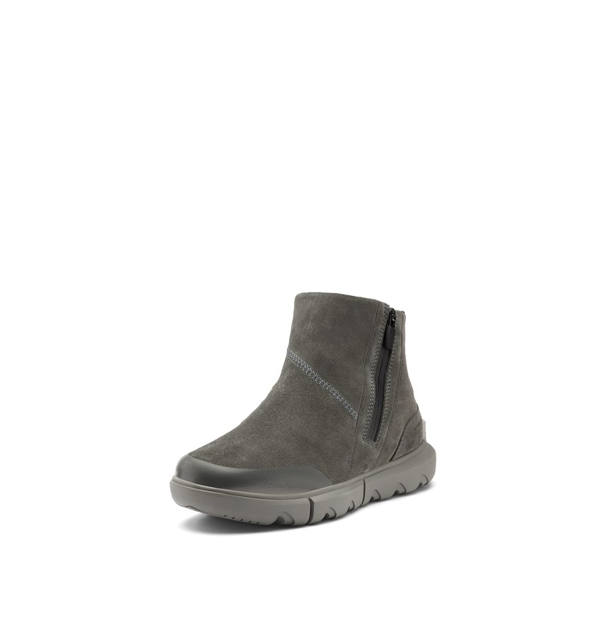 Grey Sorel Australia Women's Explorer Ii Bootie Waterproof Leather Winter Boots