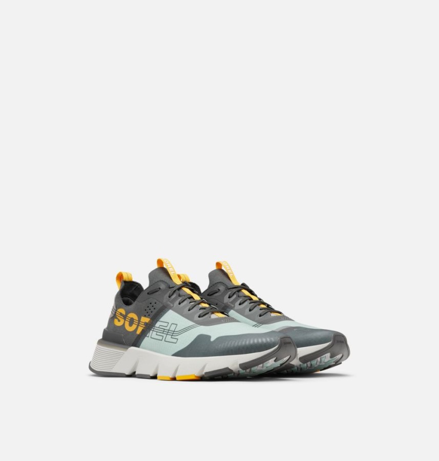 Grill-Crushed Blue Sorel Australia Men's Kinetic Rush Ripstop Trainer