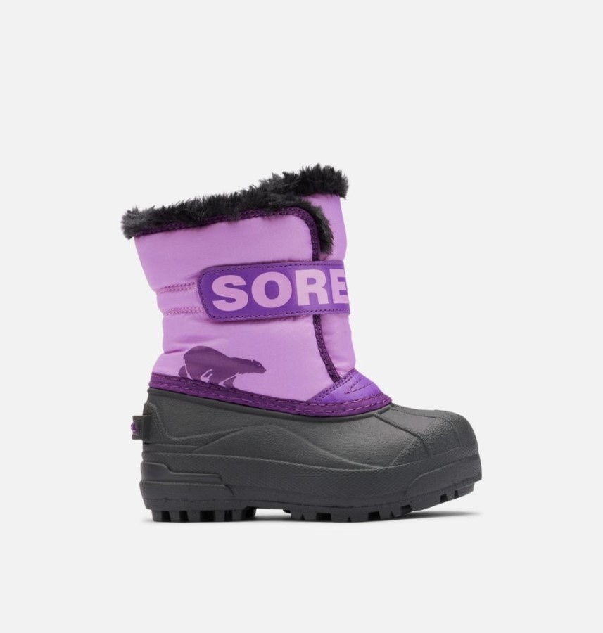 Gumdrop-Purple Violet Sorel Australia Children's Snow Commander Boot