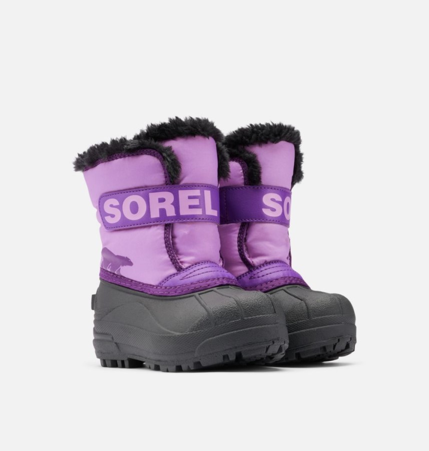 Gumdrop-Purple Violet Sorel Australia Toddler Snow Commander Boot