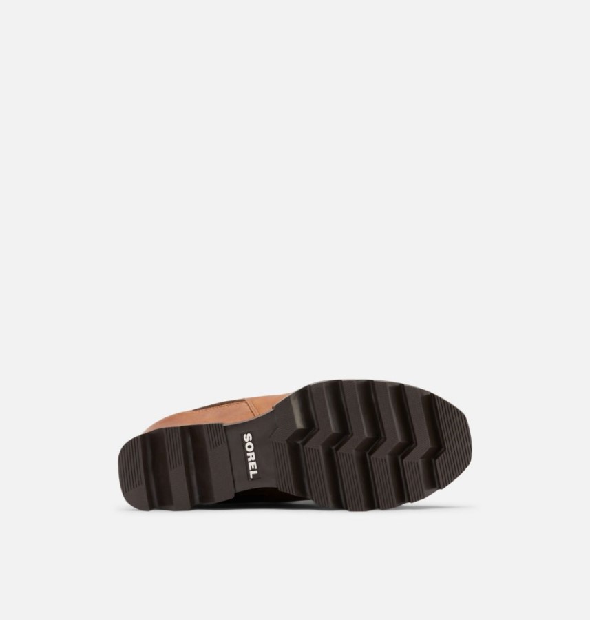 Hazelnut-Blackened Brown Sorel Australia Women's Joan Of Arctic Wedge Iii Chelsea Wide Bootie