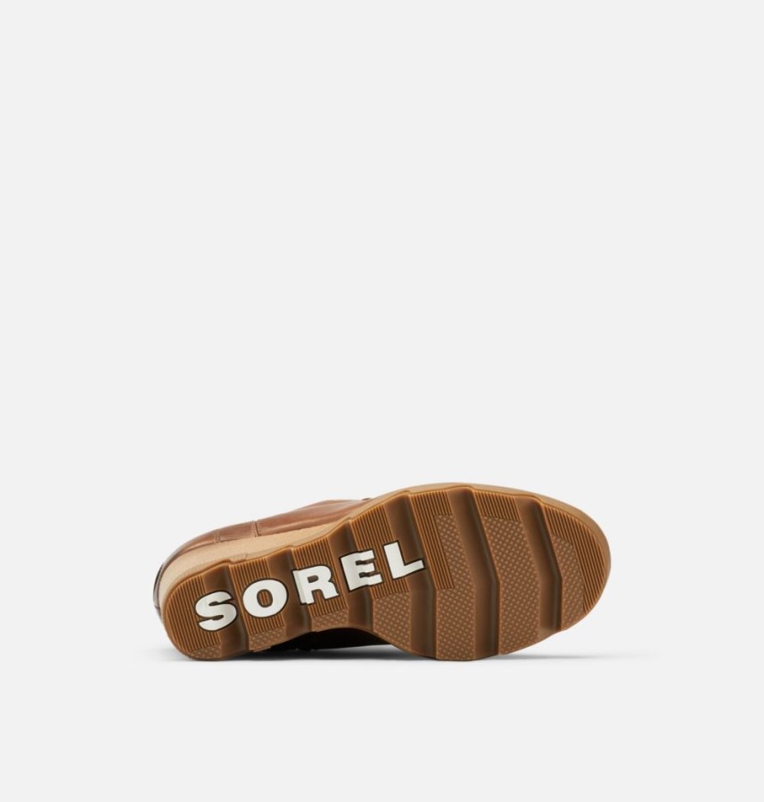 Hazelnut Leather-Gum 10 Sorel Australia Women's Joan Uptown Lace Bootie