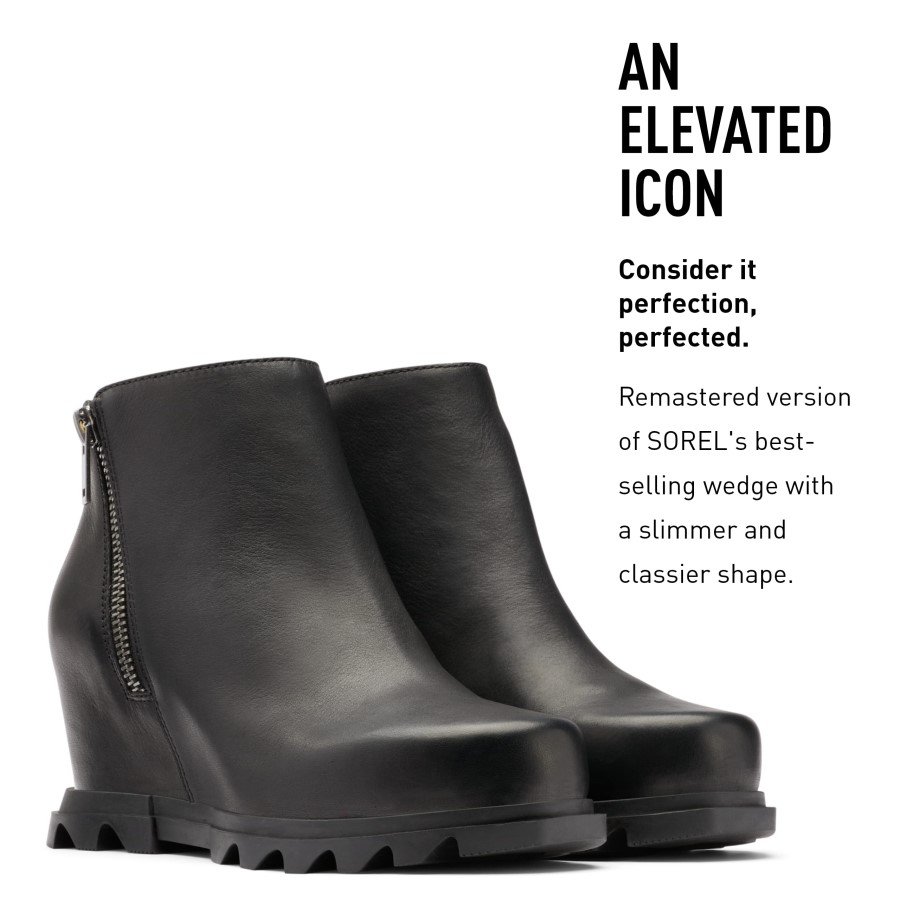 Hazelnut Leather-Gum 2 Sorel Australia Joan Of Arctic Wedge Iii Zip Wide